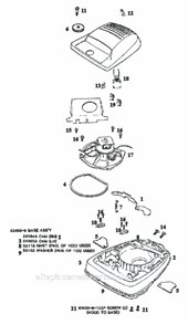 Part Location Diagram of 55446 Frigidaire Nut - Hex