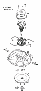 Page C Diagram and Parts List for 1435D  Eureka Upright Vacuum