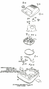 Part Location Diagram of E-54151-3 Frigidaire Switch Assembly