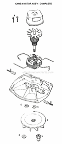 Page B Diagram and Parts List for 1485B  Eureka Upright Vacuum
