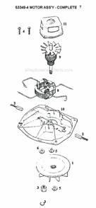 Page B Diagram and Parts List for 1495A  Eureka Upright Vacuum