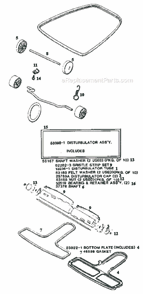 Part Location Diagram of 53158 Frigidaire Lock Nut Package