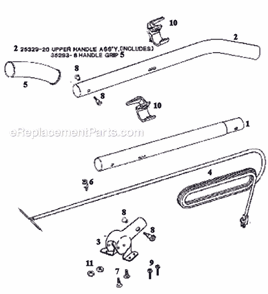 Part Location Diagram of 27137-2 Frigidaire Handle Socket Assembly