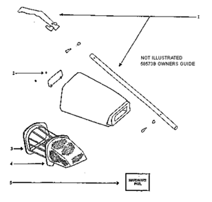 Page A Diagram and Parts List for 161CYA  Eureka Upright Vacuum