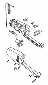 Page A Diagram and Parts List for 167A  Eureka Upright Vacuum