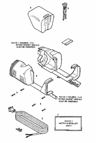Page B Diagram and Parts List for 170A  Eureka Upright Vacuum