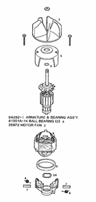 Page C Diagram and Parts List for 170B  Eureka Upright Vacuum