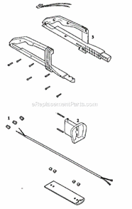 Page A Diagram and Parts List for 171A  Eureka Upright Vacuum