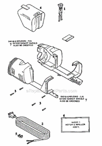 Part Location Diagram of E-36528-3 Eureka Cord - Low Lead