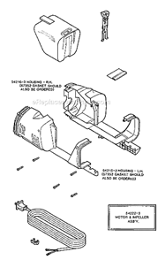 Page A Diagram and Parts List for 172AM  Eureka Upright Vacuum