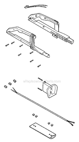 Page B Diagram and Parts List for 172AM  Eureka Upright Vacuum