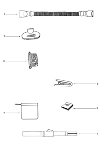 Page A Diagram and Parts List for 173A  Eureka Upright Vacuum