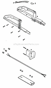 Page A Diagram and Parts List for 175B  Eureka Upright Vacuum