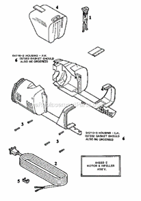 Page B Diagram and Parts List for 175B  Eureka Upright Vacuum