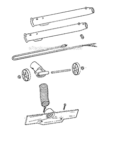 Page F Diagram and Parts List for 1780A  Eureka Canister Vacuum