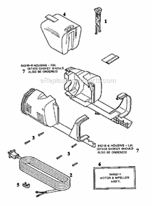 Page B Diagram and Parts List for 180A  Eureka Upright Vacuum