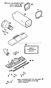 Part Location Diagram of 54217-5 Eureka Imp Hsg-Black