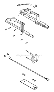Page A Diagram and Parts List for 185B  Eureka Upright Vacuum