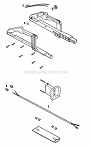 Page A Diagram and Parts List for 190A  Eureka Upright Vacuum