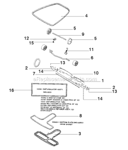Part Location Diagram of 26607-1 Eureka Furn Guard 37 Millstone