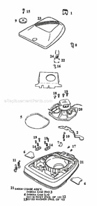 Part Location Diagram of 14660-1 Frigidaire Button Switch