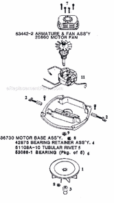 Part Location Diagram of 53187-1 Frigidaire Rivet Package
