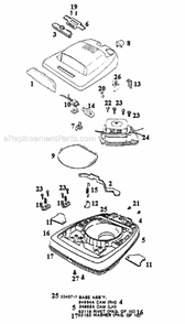 Part Location Diagram of 24866A-5 Frigidaire Slide - Adjustment