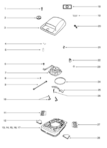 Part Location Diagram of 53160 Frigidaire Cable Clamp Package