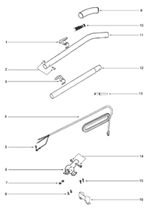 Part Location Diagram of 36439 Frigidaire Shield - Handle Socket