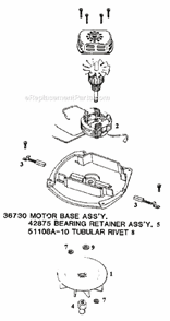 Page B Diagram and Parts List for 2039AT  Eureka Upright Vacuum