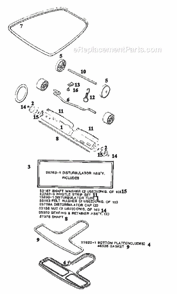 Page C Diagram and Parts List for 2059A  Eureka Upright Vacuum