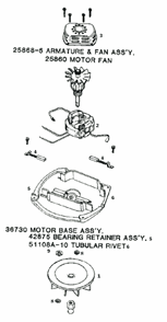 Page B Diagram and Parts List for 2101B  Eureka Upright Vacuum