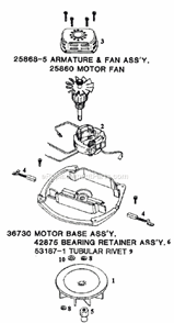 Page B Diagram and Parts List for 2122B  Eureka Upright Vacuum
