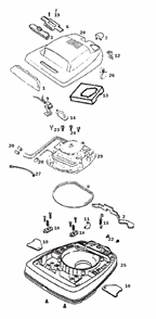 Part Location Diagram of 54352-11 Frigidaire Mtr Asy 7.0 Amp
