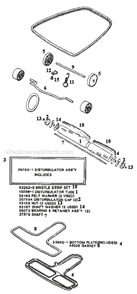 Page C Diagram and Parts List for 2134A  Eureka Upright Vacuum