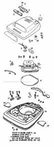 Part Location Diagram of 53361-1 Eureka Motor Kit