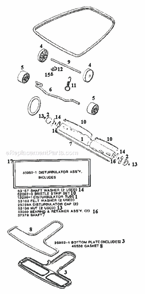 Page C Diagram and Parts List for 2134BT  Eureka Upright Vacuum