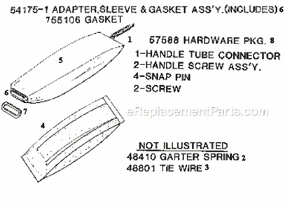 Page E Diagram and Parts List for 2134BT  Eureka Upright Vacuum