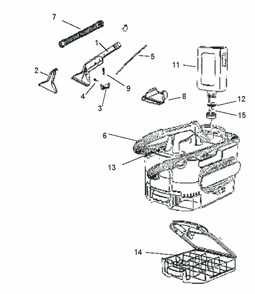 Part Location Diagram of 60200 Eureka Bristle Tool - Package