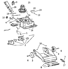 Part Location Diagram of 27785 Eureka Valve Assembly