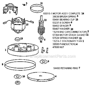 Part Location Diagram of 53088-4 Frigidaire Ball Bearing Package