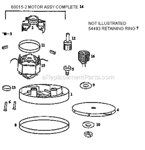 Page B Diagram and Parts List for 286A  Eureka Upright Vacuum