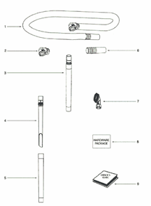 Page A Diagram and Parts List for 2904AZ  Eureka Upright Vacuum