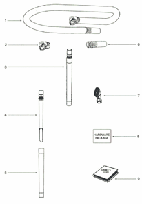Page A Diagram and Parts List for 2905A  Eureka Upright Vacuum