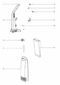 Part Location Diagram of 39977-625N Eureka Hook - Cord