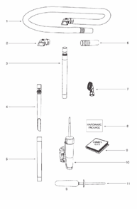 Page A Diagram and Parts List for 2926AV  Eureka Upright Vacuum