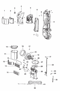 Part Location Diagram of E-76464 Eureka Switch - 2 Position