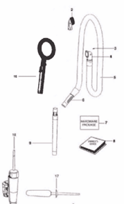Page B Diagram and Parts List for 2997BVZ  Eureka Upright Vacuum