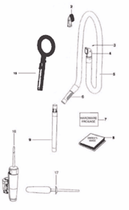 Page B Diagram and Parts List for 2999BV  Eureka Upright Vacuum