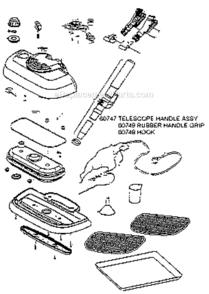 Part Location Diagram of E-60712 Eureka Sealing Ring